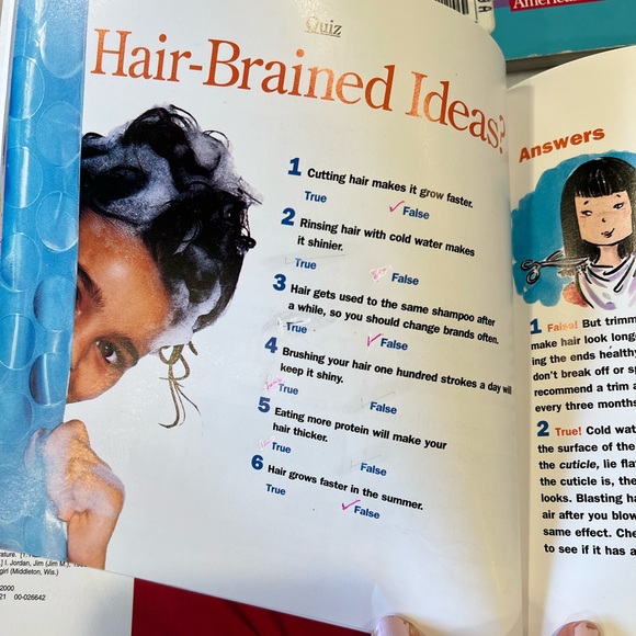 American Girl Library Set of 2 Books: Hair and Skin & Nails - Picture 8 of 8